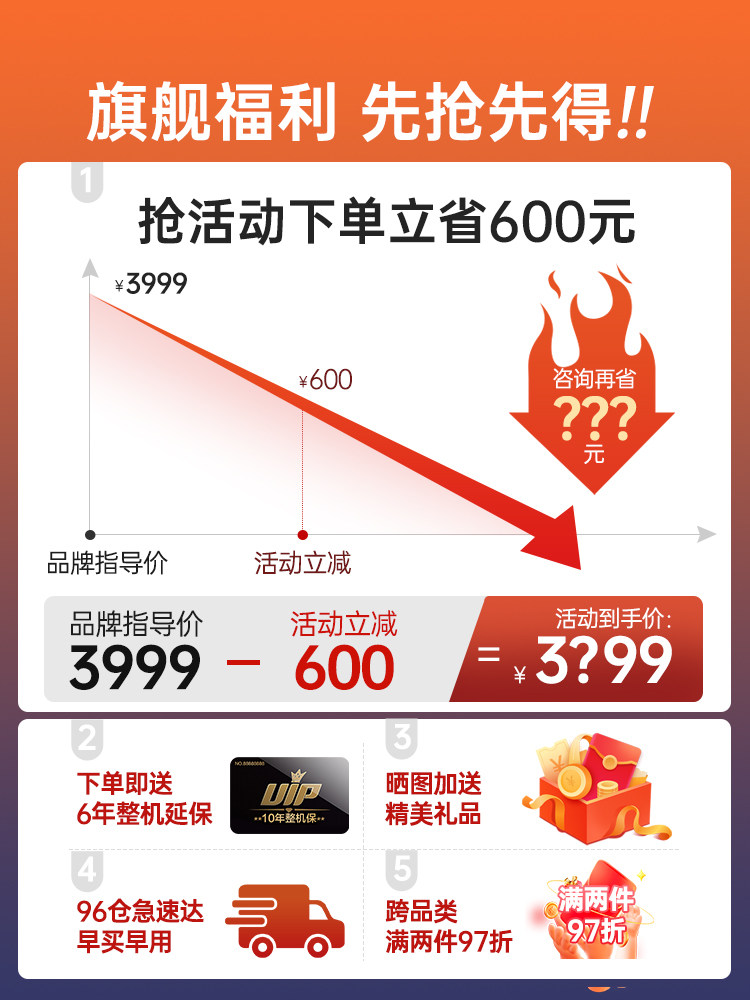 【2匹】海尔统帅家用挂机卧室空调 Leader空调空调