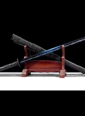 唐横刀绣春刀剑一体锰钢龙泉镇宅宝剑刀具防身家居摆件兵器未开刃