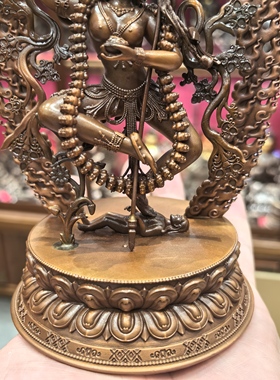 金刚亥母/多吉帕姆/多吉帕母/15cm紫铜佛像梵天藏传文化佛堂摆件