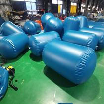 Inflatable thickened taekwondo hollow turning training aids special front and rear hand hollow turning aids cylindrical waist barrel