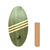 Balance Plate 10 Layers Maple Wood Ski Surfing Skateboard Luge Fitness Yoga Core Professional Training Adult Balance Board