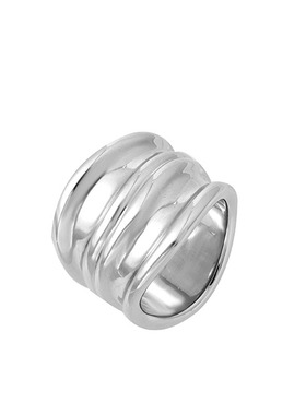 【吴昕同款】3E JEWELRY 曲线系列 曲线扭转多层戒指金色银色