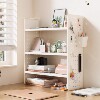 Desktop hole board storage rack student bookshelf storage rack