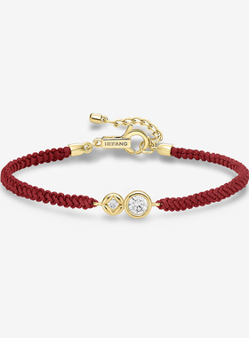 HEFANG何方财源滚滚红绳葫芦手链