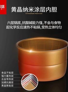 喜莱盛电压力锅特大号电饭煲商用煲汤煮饭锅大容量节能大多功能