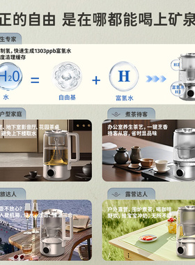 家里泉纯钛矿泉壶养生壶炖煮一体