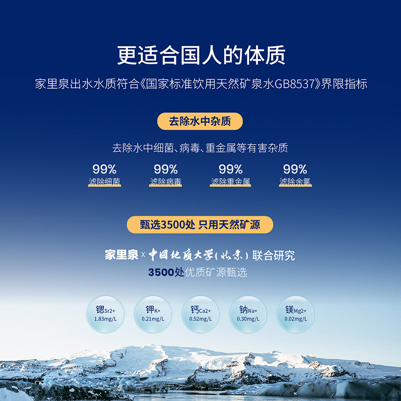 家里泉矿泉机长效4.0系列台式滤芯 家里泉台式净饮机