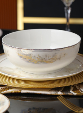 工厂汤碗家用大号面碗陶瓷大碗汤碗面碗装汤盛米饭碗酸菜鱼碗