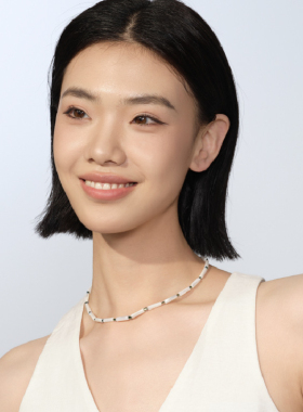 象阳而生系列白贝母长虹项链原创