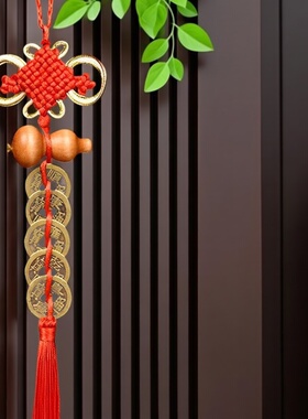 五台山五帝钱门对门铜钱