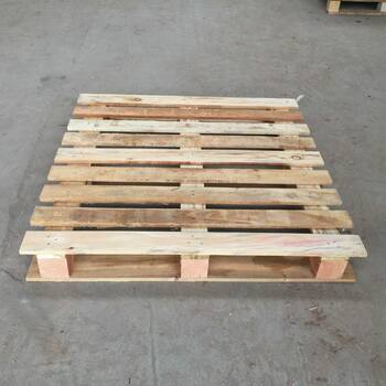 Chuchuan-shaped fork warehouse board board ໄມ້ pallet ໄມ້ແຂງ warehousing logistics pallet ໄມ້ Jiangmen Caibang Warehouse