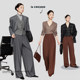 CHICJOJO ຄົນອັບເດດ: ແລະ versatile ກາງເກງບາດເຈັບແລະສີຂີ້ເຖົ່າ