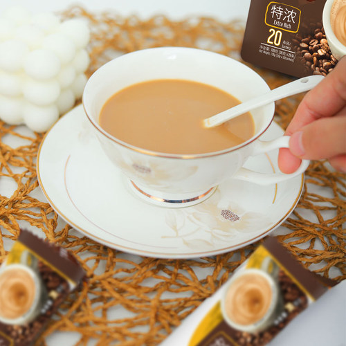 亚发马来西亚进口特浓三合一白咖啡15条原装速溶咖啡 0胆固醇 - 图2