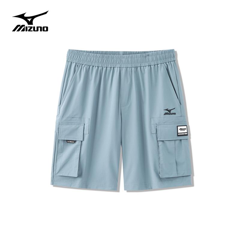 Mizuno/美津浓工装裤子男夏季冰丝山系机能冲锋裤五分运动短裤 - 图0