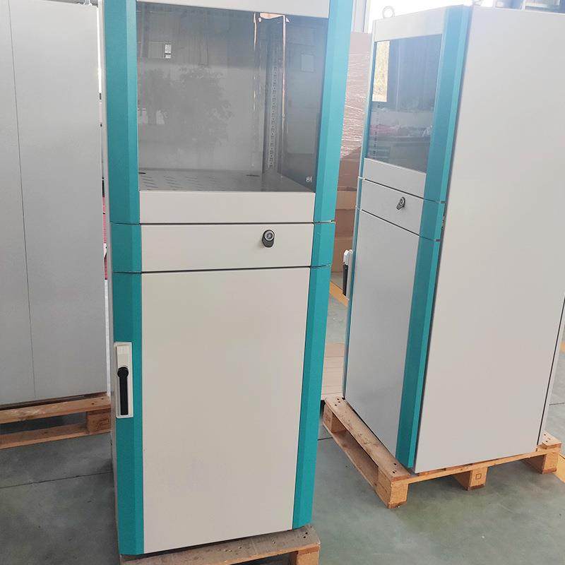 豪华绿边PC电脑柜立式带轮可移动电脑防尘工控机柜plc电气控制柜,淘宝优惠券,粉丝福利购,淘宝优惠卷