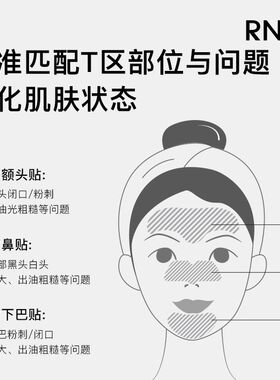 【RNW下巴贴】黑头粉刺深层清洁闭口官方女导出学生收缩温和毛孔