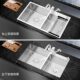 304 stainless steel double sink sink package