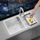 304 stainless steel double sink sink package