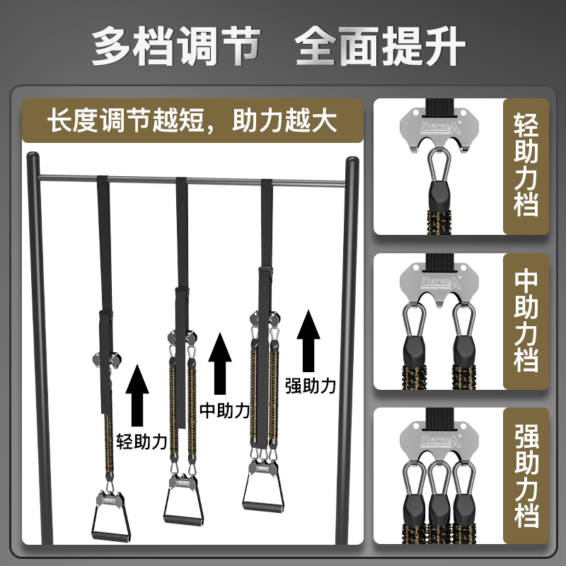 引体向上助力带辅助带中考学生辅助训练器材单杠助力带家用弹力带-图2