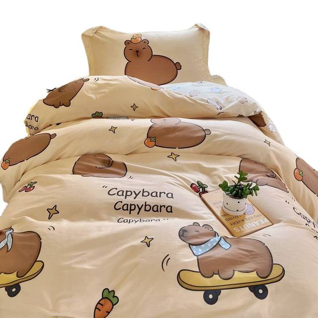Soft and skin-friendly cotton pure cotton bedding four-piece set