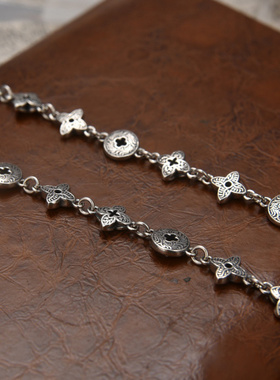 新款流行老花项链男女个性复古朋