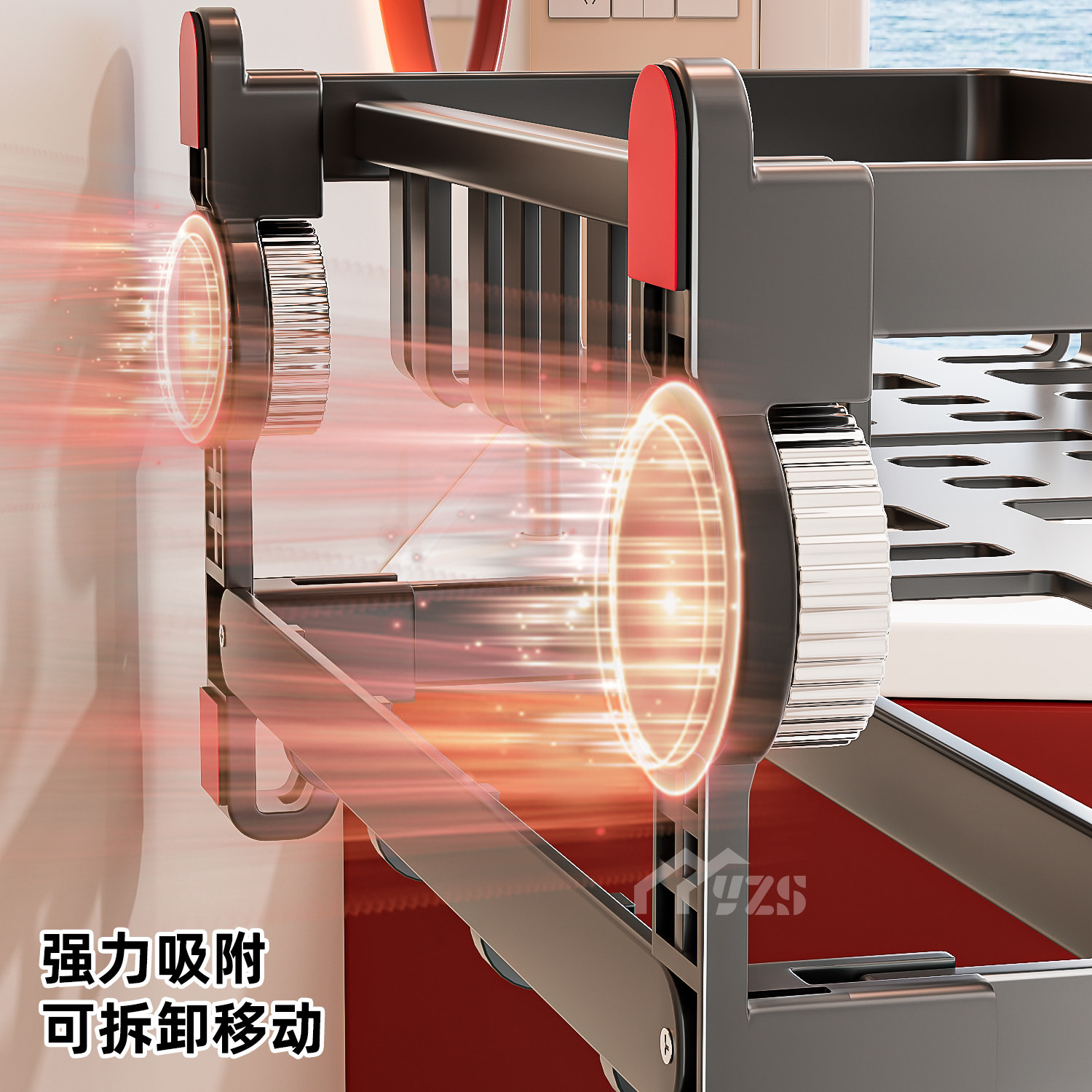 吸盘毛巾架卫生间免打孔浴室置物架洗澡间一体挂杆厕所收纳浴巾架,淘宝优惠券,粉丝福利购,淘宝优惠卷