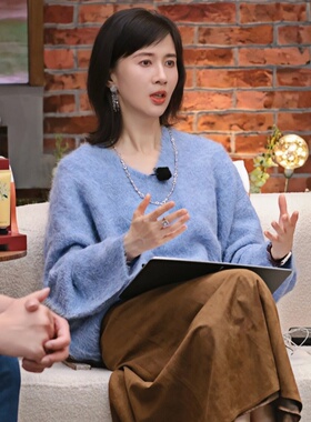 papi酱同款松影月映系列流苏耳钉