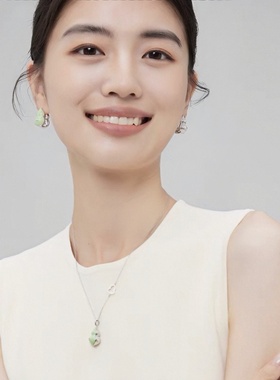 东方双面葫芦形福禄吊坠项链