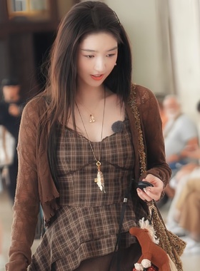 新款碎石项链流苏吊坠叠带锁骨链