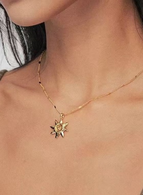 埃及系列太阳吊坠项链