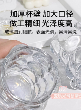 高颜值面膜刷化妆刷透明玻璃笔筒