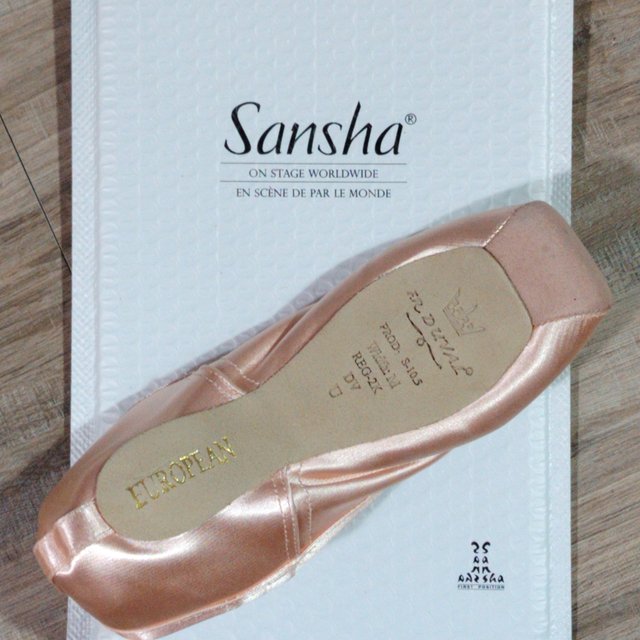 Sansha pointe shoes German satin training shoes ballet