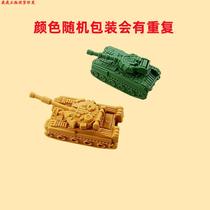 New childrens schools can be assembled with building blocks Handmade assembly Mini elementary school kids stall toy tank erasers aa