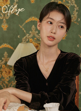 S2925银镂空福禄葫芦项链女新款