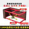Carbonized anticorrosive wood flower box thickened rectangular flower trough