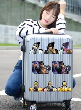 JOJO白金之星3D渐变贴纸变