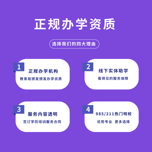 学历提升专升本成人高考函授自考大专本科国家开放大学学信网可查 - 图1