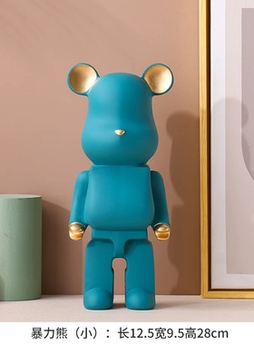 暴力熊摆件创意落地大号存钱罐家居客厅电视柜装饰品开业乔迁