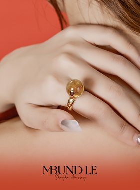 摩邦珠宝星愿上上签-水晶戒指女款轻奢高级感