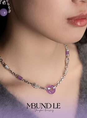 【店播】摩邦珠宝屋顶花园项链-紫色