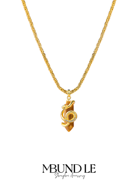 摩邦珠宝-蛇么都好水晶项链女款礼物明星同款