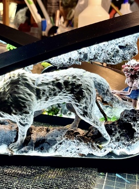 汽车三角窗装饰品发光氛围灯DIY