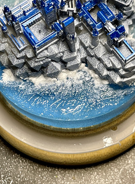 原创纯手工霍格沃茨城堡微缩景观模型手办桌面摆件创意礼物