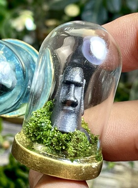 原创复活节岛石像微缩冰箱贴