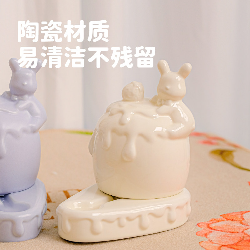 UMI兔子水碗陶瓷宠物饮水机兔兔仓鼠饮水器高颜值大容量喝水水壶,淘宝优惠券,粉丝福利购,淘宝优惠卷