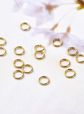 diy水晶滴胶饰品材料开口圈 开口铁环 开口链子闭口圈20个装M41