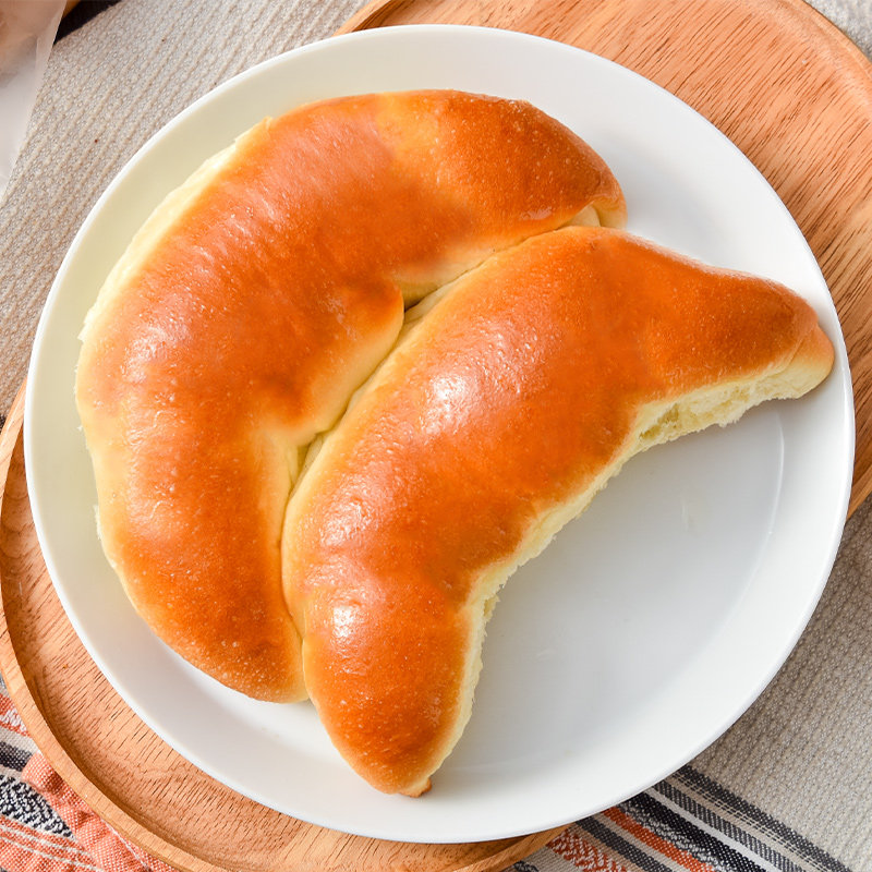 老沧口牛角面包夹心面包月亮油酥花生芝麻馅面包早餐糕点零食甜品,淘宝优惠券,粉丝福利购,淘宝优惠卷