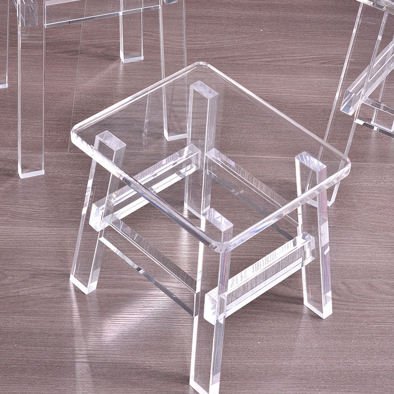 亚克力吧台凳透明水晶质感客厅沙发酒吧高脚椅加厚浴室洗澡小凳子,淘宝优惠券,粉丝福利购,淘宝优惠卷