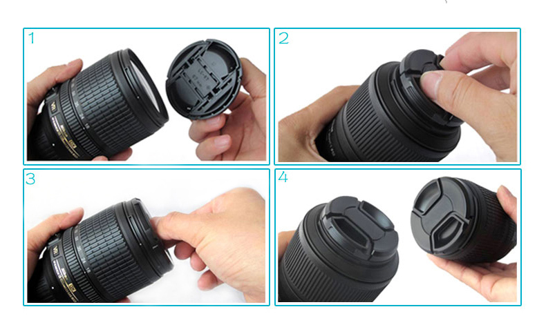 适用于索尼28-70镜头盖55mm A7 A7M2 A7R A7R2 A7M3 A7S3 A7M4 A7R4微单相机18-135mm镜头盖16-70 AX40/AXP55 - 图2