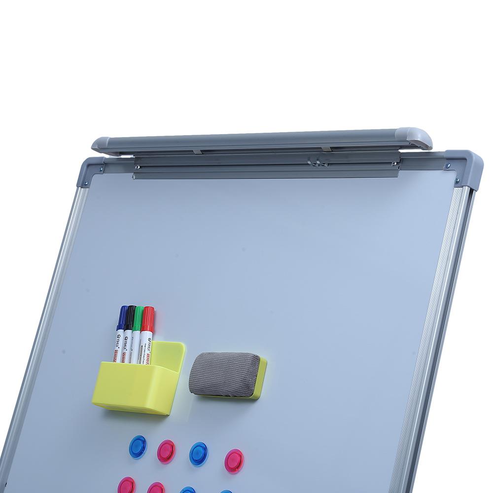 移动式圆盘底座70*100伸缩支架磁性白板架可夹纸教学会议办公黑板 - 图1